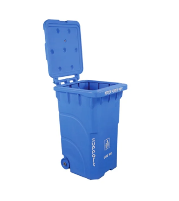 Picture of SD 08 With Wheel Dustbin 140Ltr-SM Blue