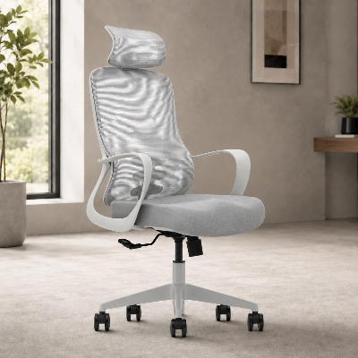 Picture of REGAL Ergonomic Swivel Chair-GK8 (Grey) CES-GK8-7-1-44