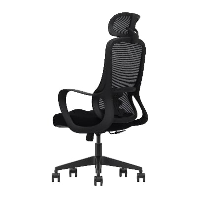 Picture of REGAL Ergonomic Swivel Chair-GK8 (Black) CES-GK8-7-1-66