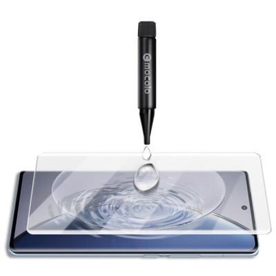 Picture of Premium Scratch Resistant Real Tempered Glass UV Screen Protector For oppo Reno 9 Pro / Reno 9 Pro Plus +