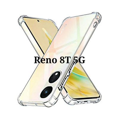 Picture of Transparent Silicone Airbag Shockproof TPU Back Case For OPPO Reno 8T 5G