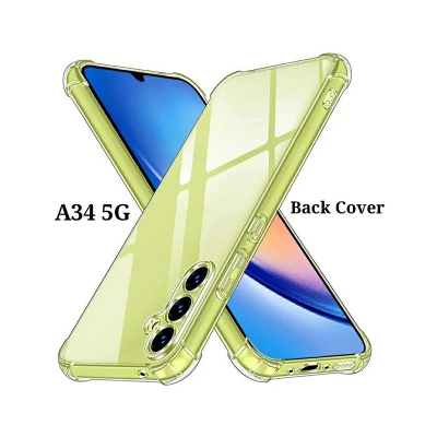 Picture of For Samsung Galaxy A34 5G Silicone Airbag cover Shockproof Transparent Protective Clear Back Cover TPU Case-Samsung Galaxy A34 5G