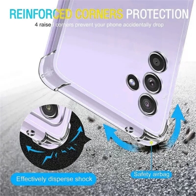 Picture of For Samsung Galaxy A54 5G Silicone Airbag cover Shockproof Transparent Protective Clear Back Cover TPU Case-Samsung Galaxy A54 5G