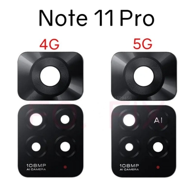 Picture of For Xiaomi Redmi Note 11 Pro 4G/5G (Global) Camera Glass Lens Back Rear Camera Lens Replacement Repair Spare Parts-Note 11 Pro 4G