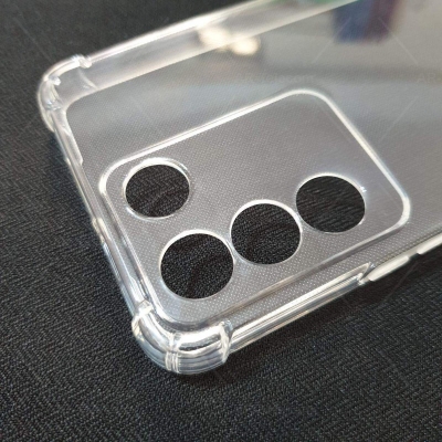 Picture of Transparent Silicone Airbag Shockproof TPU Back Case For Vivo V27e / S16e