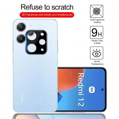 Picture of For Xiaomi Redmi 12 4G Tempered Glass Camera Lens Protector-Xiaomi Redmi 12 4G