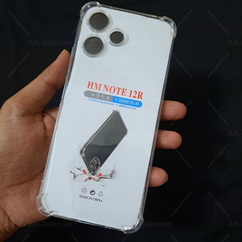 Picture of For Xiaomi Redmi Note 12R Soft Silicone Shockproof Transparent Airbag Cover Case-Xiaomi Redmi Note 12R