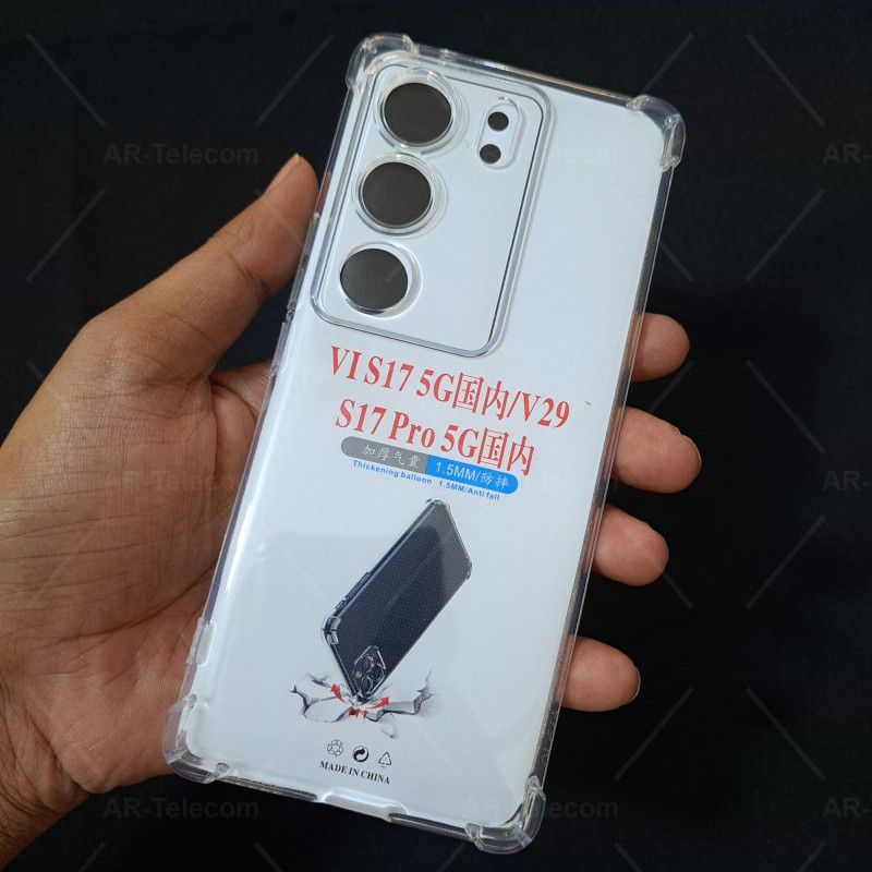 Picture of For vivo V29 / vivo S17 5G / S17 Pro 5G Soft Silicone Shockproof Transparent Airbag Cover Case