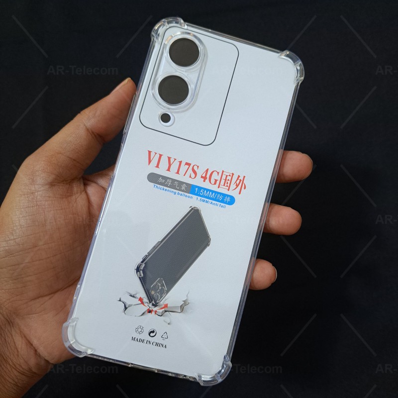 Picture of For vivo Y17s 4G Soft Silicone Shockproof Transparent Airbag Cover Case-vivo Y17s 4G