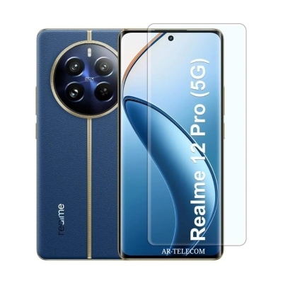 Picture of For Realme 12 Pro and Realme 12 Pro Plus P1 Pro Premium Quality HD UV Tempered Glass Screen Protector - Clear