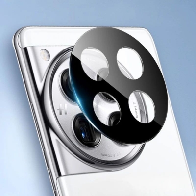 Picture of For OnePlus 12 9H Tempered Glass Camera Protector - Black-OnePlus 12