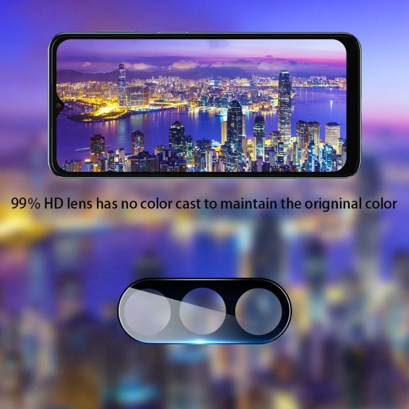 Picture of For Samsung Galaxy A04s 9H Tempered Glass Camera Protector - Black-Samsung Galaxy A04s