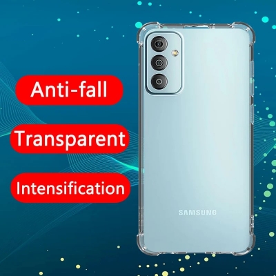 Picture of For Samsung Galaxy F23 Soft Silicone Transparent Airbag Bac Cover Case-Transparent