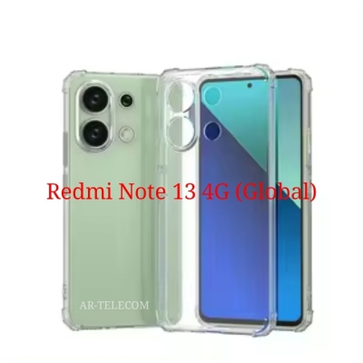 Picture of For Xiaomi Redmi Note 13 4G (Global) Airbag Transparent Back Cover Case-Transparent