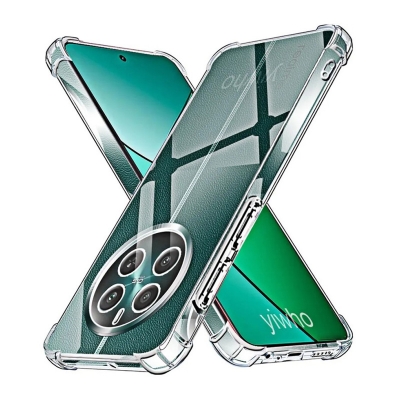 Picture of For Realme 12 Pro and Realme 12 Pro Plus 5G Airbag Soft Silicone Transparent Back Cover Case-Transparent