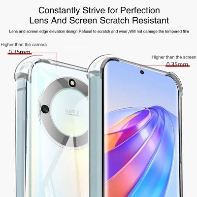Picture of For Honor X9A soft Silicone Transparent Back Cover Case-Transparent