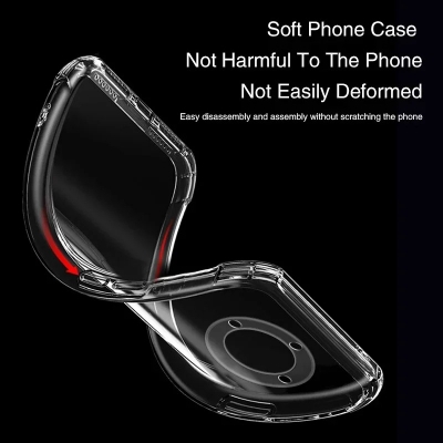 Picture of For Honor X9B 5G Airbag Soft Silicone Transparent Back Cover Case-Transparent