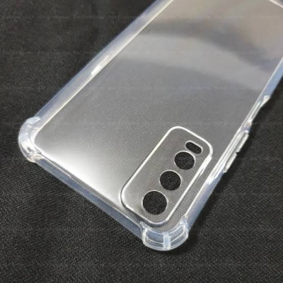 Picture of For vivo Y20 Y20s Y20i Y20t Y20a Y20g Y12s Y12a Y12g Y30G Airbag Soft Silicone Transparent Back Cover Case-Transparent