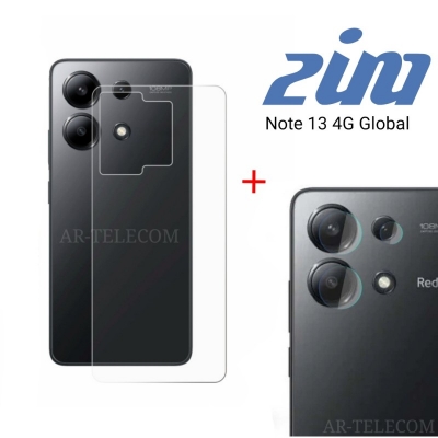 Picture of 2in1 For Xiaomi Redmi Note 13 4G Global Back Protector Film and Camera Protector-Note 13 4G