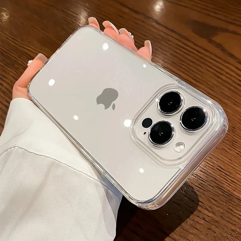 Picture of For Apple iPhone 15 15 Pro 15 Pro Max Soft Silicone Transparent Back Cover Case