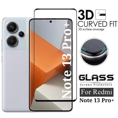 Picture of For Xiaomi Redmi Note 13 Pro Plus 5G Full Glue 9D Curved Tempered Glass Screen Protector-Redmi Note 13 Pro,