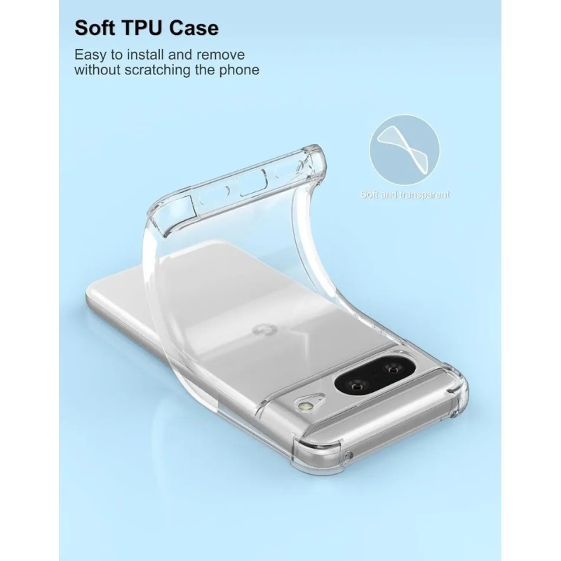 Picture of For Google Pixel 8 Soft Silicone Transparent Back Cover Case-Pixel 8