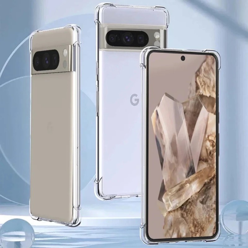 Picture of For Google Pixel 8 Pro Soft Silicone Transparent Back Cover Case-Pixel 8 Pro