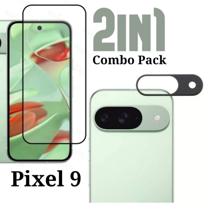 Picture of 2in1 Combo pack For Google Pixel 9 5G Screen Protector and Camera Protector Glass-Pixel 9