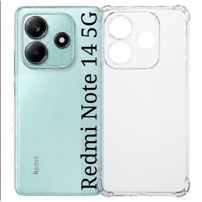 Picture of For Xiaomi Redmi Note 14 5G (Chinese Version) Airbag Soft TPU Silicone Transparent Back Cover Case-Note 14 5G