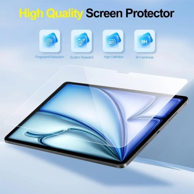 Picture of Apple iPad Air 11‑inch (M2 M3 A2903,A2904,A2902 HD Tempered Glass Screen Protector-Air 6th 2024 inch
