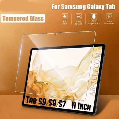 Picture of For Samsung Galaxy Tab S9, S8, S7 (11 Inch) X710,X716B,X700,X706,T870,T875,T816B HD Tempered Glass Screen Protector-S9 S8 S7 11inch