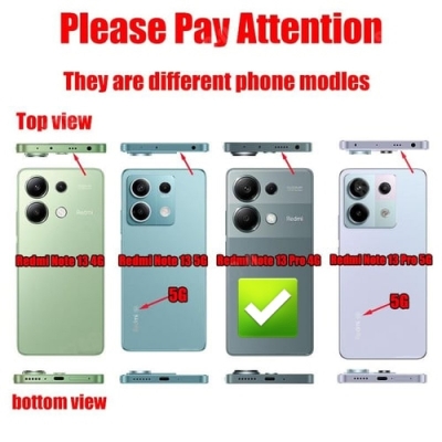 Picture of For Xiaomi Redmi Note 13 Pro 4G Camera Protector Ring Aluminium and Tempered Glass