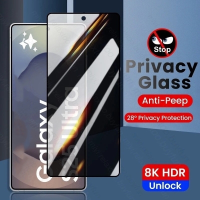 Picture of Privacy Tempered Glass Screen Protector For Samsung Galaxy S25 Ultra-Samsung Galaxy S25 U