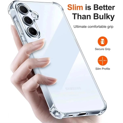 Picture of For Samsung Galaxy S24 FE Soft TPU Silicone Airbag Transparent Back Cover Case-S24 FE