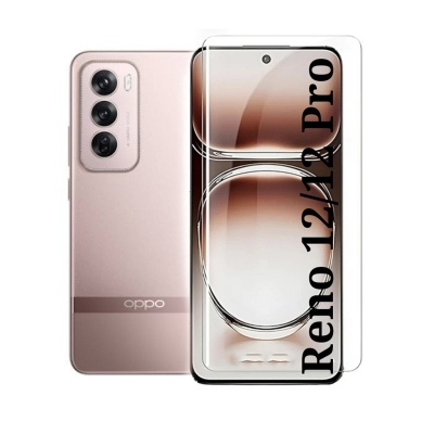 Picture of For oppo Reno 12 and Reno 12 Pro Global High Quality Real Tempered Glass Screen Protector