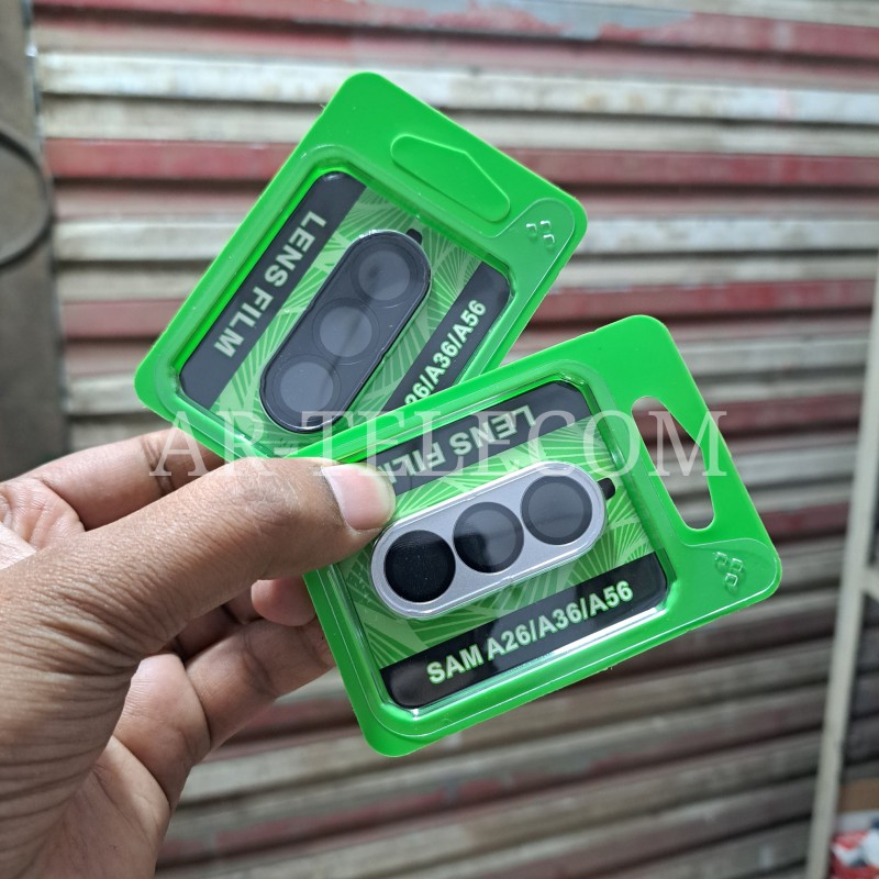 Picture of For Samsung Galaxy A56 A36 and A26 Camera Protector Aluminium and Tempered Glass