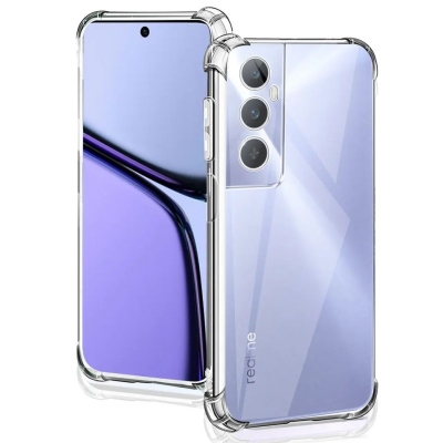 Picture of For Realme C65 4G Global Soft TPU Silicone Airbag Transparent Back Cover Case-Transparent