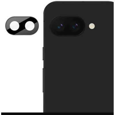 Picture of For Google Pixel 9a 3D Tempered Glass Camera Lens Protector (Black Version)-Google Pixel 9a