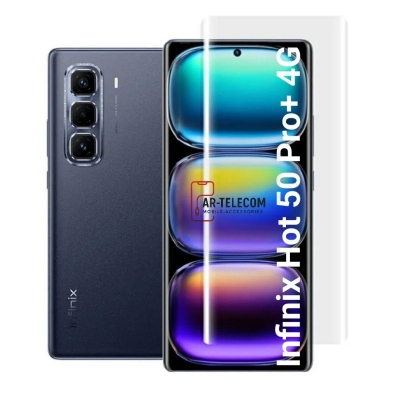 Picture of For Infinix Hot 50 Pro Plus + 4G High Quality Real Tempered Glass UV Glass Screen Protector-Hot 50 Pro Plus , 4G