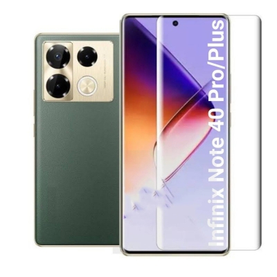 Picture of For Infinix Note 40 Pro / Plus + High Quality Real Tempered Glass UV Glass Screen Protector-Note 40 Pro , Plus