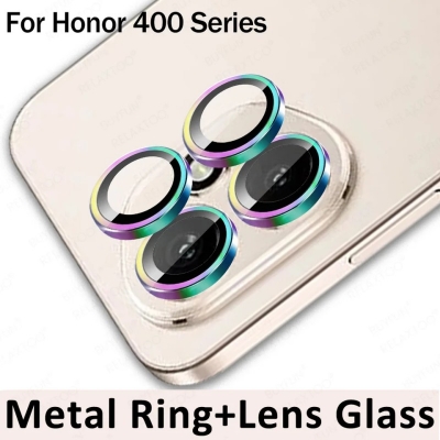 Picture of fo Honor 400 5G Camera Lens Protector Ring Aluminium+ Tempered Glass
