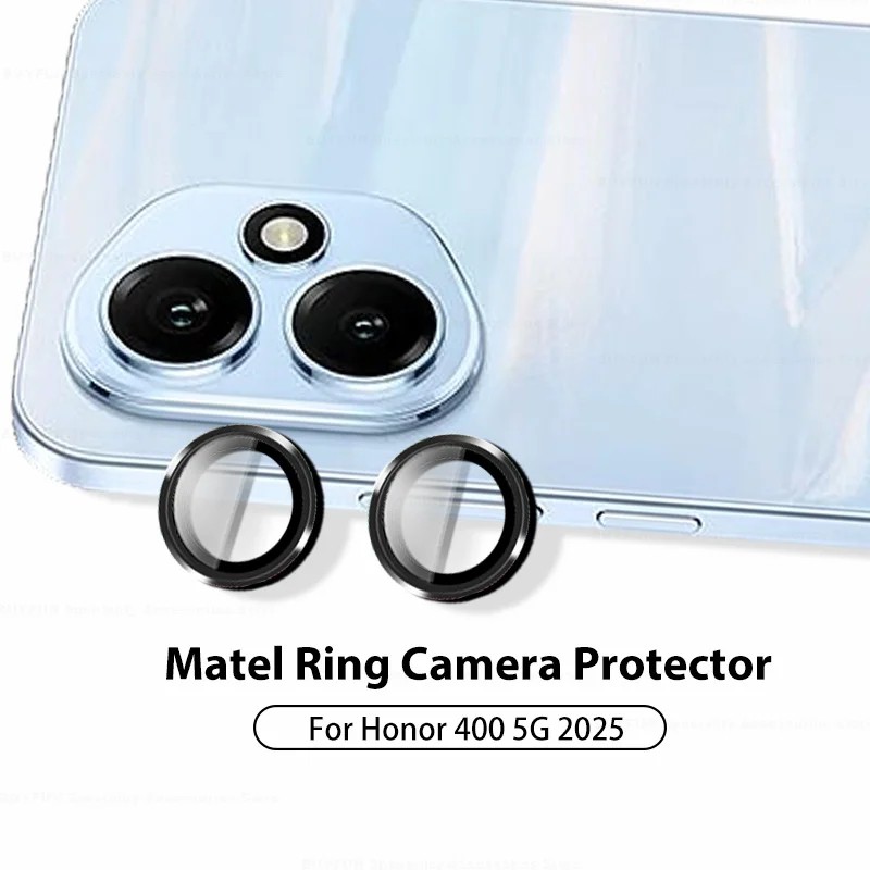 Picture of fo Honor 400 5G Camera Lens Protector Ring Aluminium+ Tempered Glass