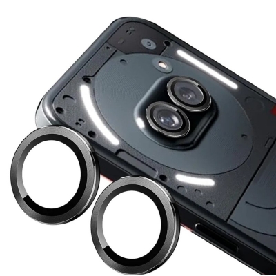Picture of For Nothing Phone 2A Plus Aluminum Metal Frame And 9H Hardness Tempered Glass Camera Lens Protector