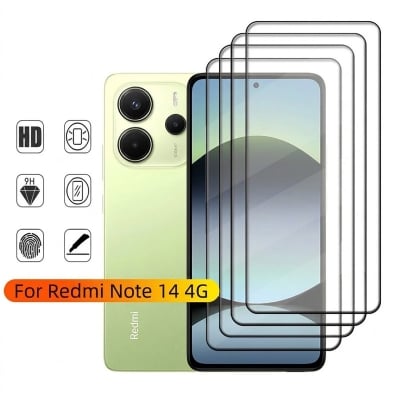 Picture of 1/2/3/4 PCS For Xiaomi Redmi Note 14 4G Global High Quality Real Tempered Glass Screen Protector