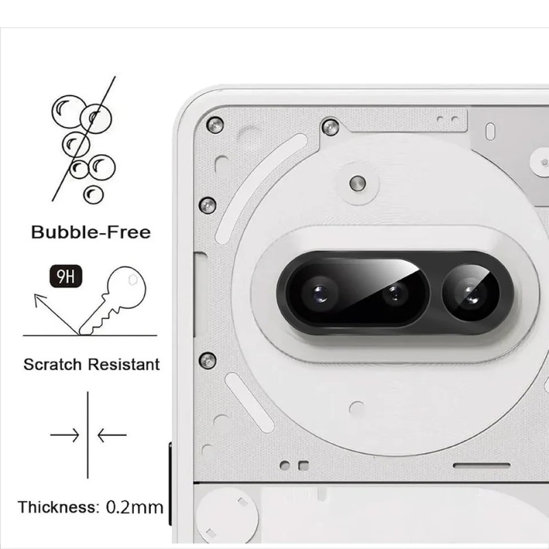 Picture of For Nothing Phone 3A High Quality Real Tempered Glass Camera Lens Protector-Nothing 3A