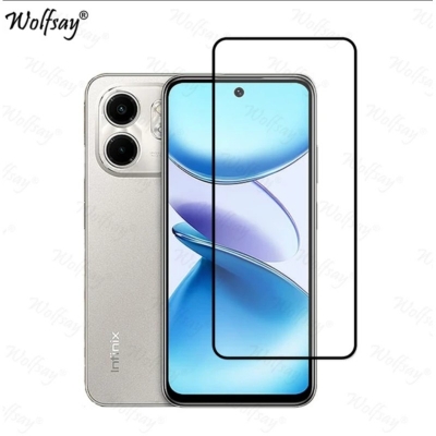 Picture of For Spark Go 2 1 1S 2025  40 4G 30 5G 30C POP 9 Smart 9 Hot 50 5G Hot 50i Pova 6 Neo 5G Moto 1 5G ACE Full Coverage Tempered Glass Screen Protector-Infinix Smart 9