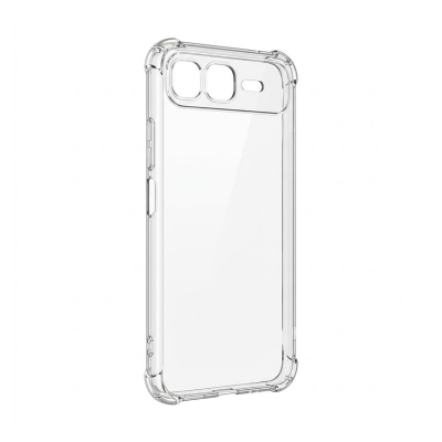 Picture of For Infinix Smart 10 Plus 4G Four Corners Soft TPU Silicone Transparent Back Cover Case-Transparent