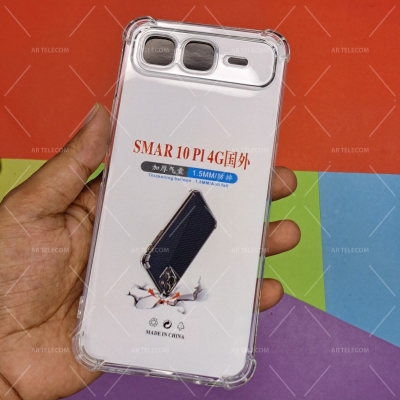 Picture of For Infinix Smart 10 Plus 4G Four Corners Soft TPU Silicone Transparent Back Cover Case-Transparent