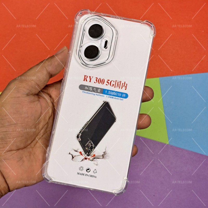 Picture of For Honor 300 Four Corners Soft TPU Silicone Transparent Back Cover Case-Transparent