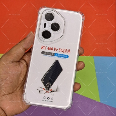Picture of For Honor 400 Pro Four Corners Soft TPU Silicone Transparent Back Cover Case-Transparent